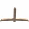 Ekena Millwork Bellingham Smooth Timber Gable Bracket, Douglas Fir, 72"W x 45"H x 3 1/2"D x 5 1/2"F, 15/12 Pitch GBW072X45X0406BEL00SDF - alternate 3